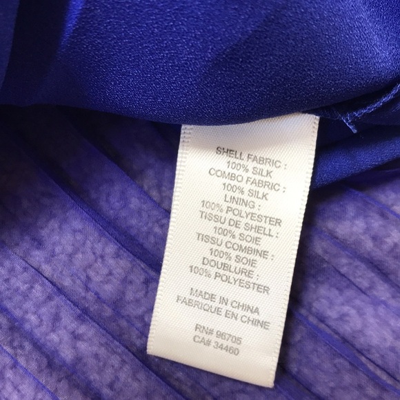 NWT! REBECCA TAYLOR Size 2 Violet MXi Silk dress - Picture 11 of 13